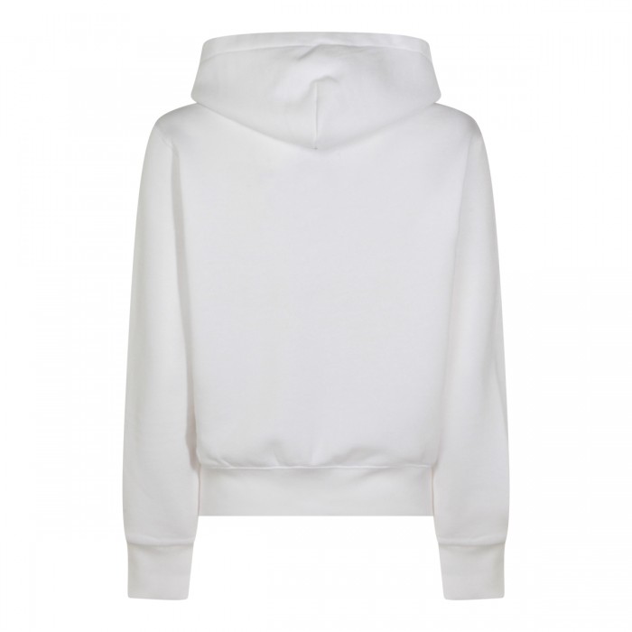 WHITE COTTON SWEATSHIRT 2