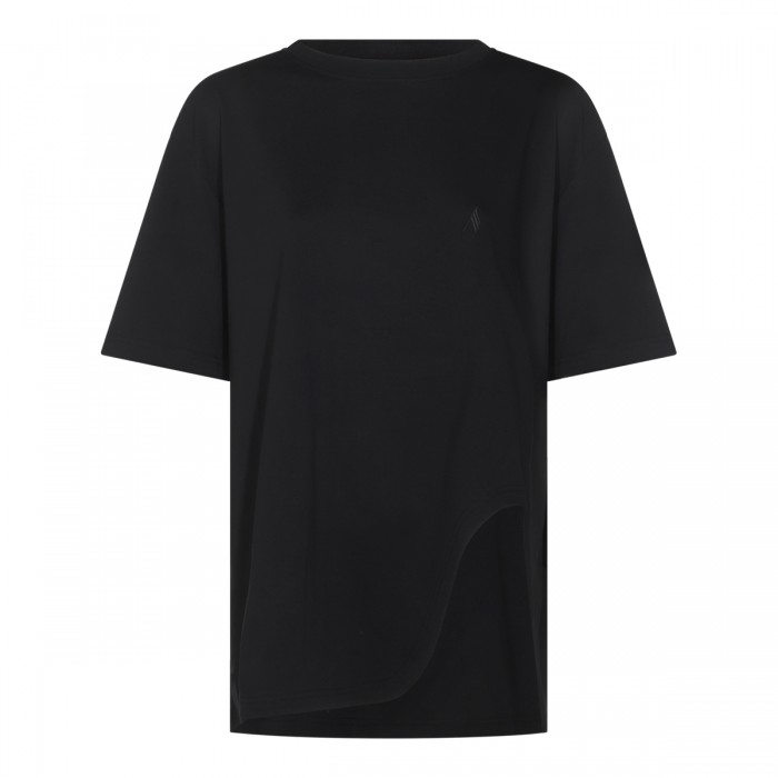 BLACK COTTON T-SHIRT