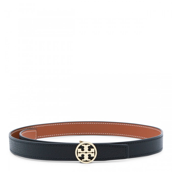 BLACK LEATHER BELT