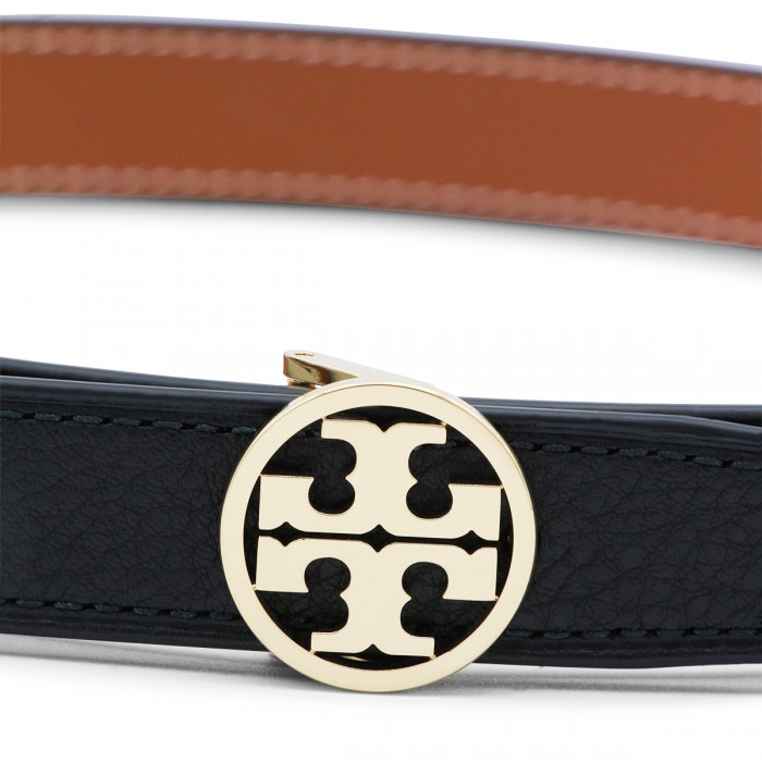 BLACK LEATHER BELT 2