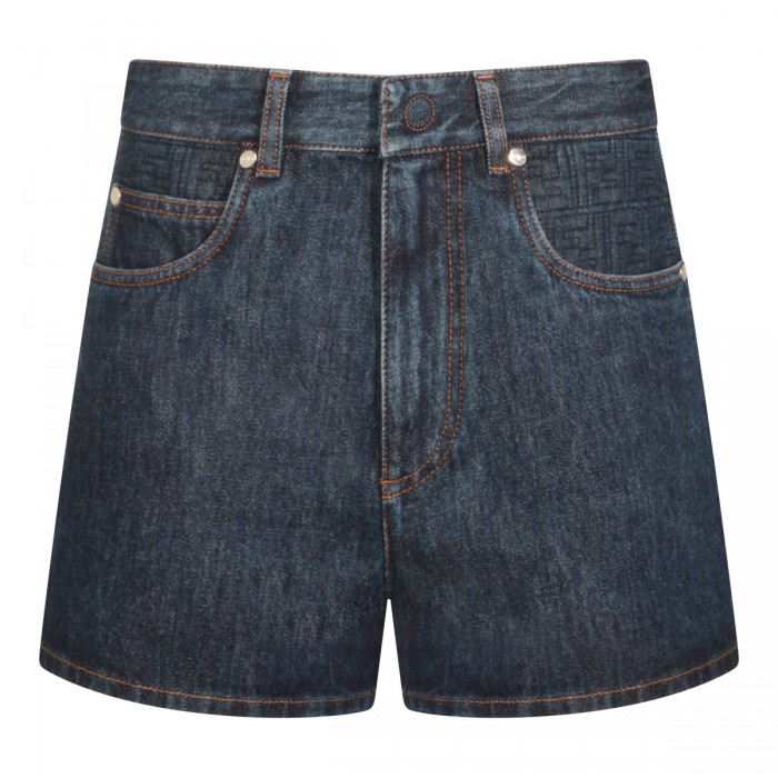 BLUEBERRY COTTON SHORTS