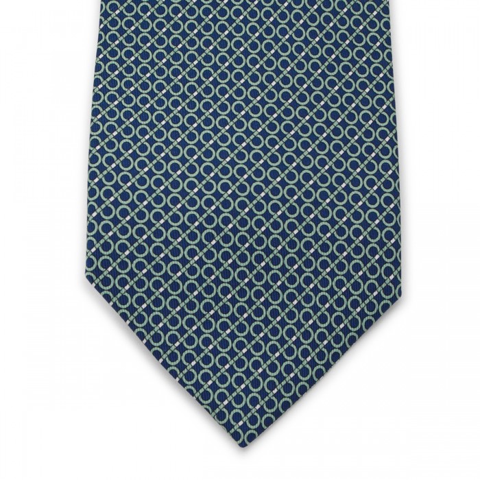 BLUE SILK TIE 2