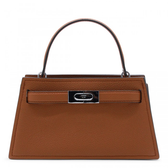 BOURBON LEATHER TOP HANDLE BAG
