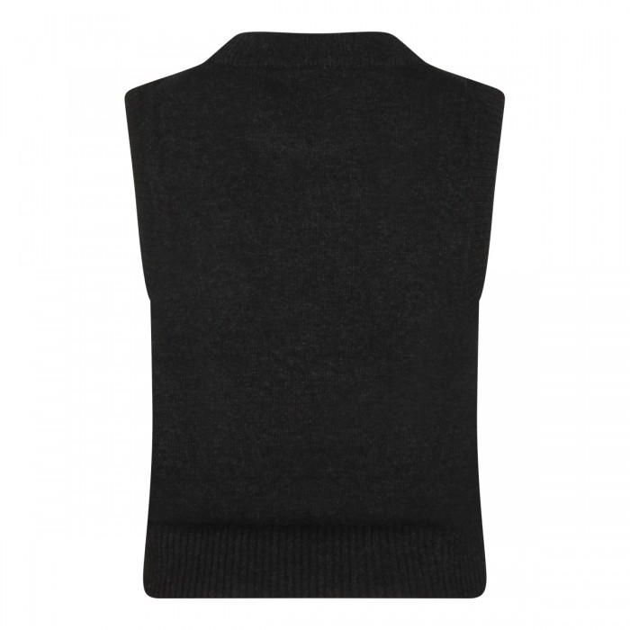 BLACK WOOL BLEND KNITWEAR 2