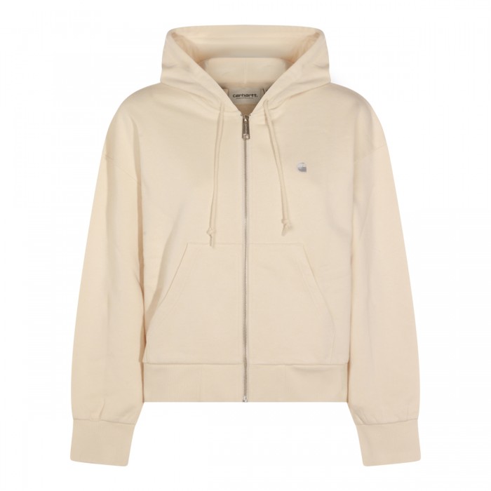 BEIGE COTTON SWEATSHIRT