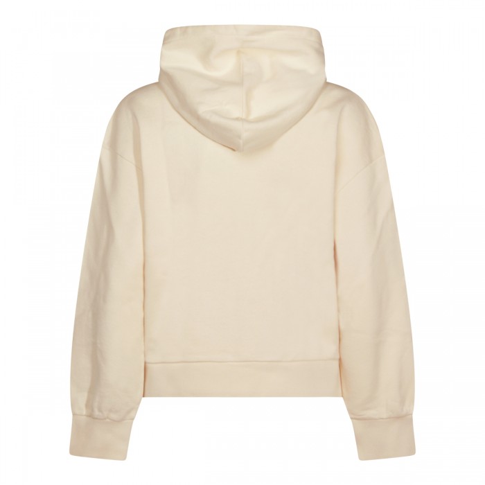 BEIGE COTTON SWEATSHIRT 2