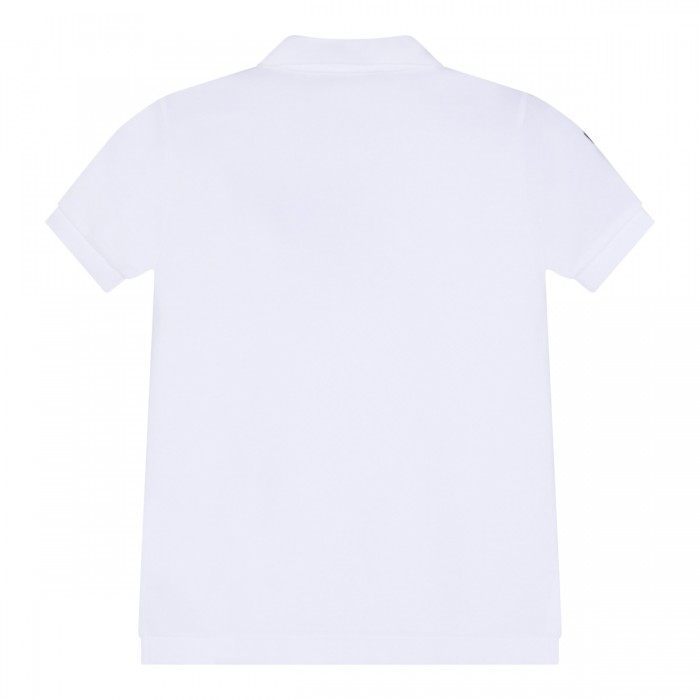 WHITE COTTON POLO SHIRT 2