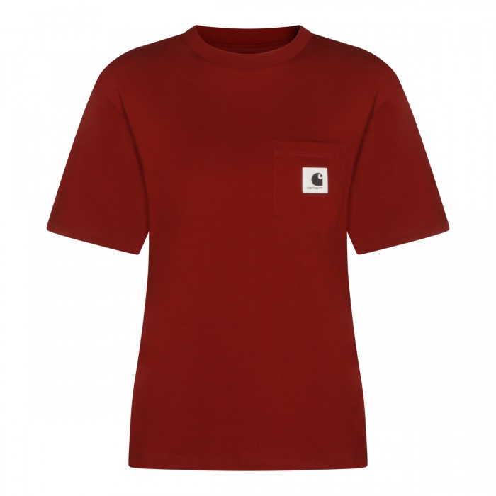 MARSALA COTTON POCKET T-SHIRT