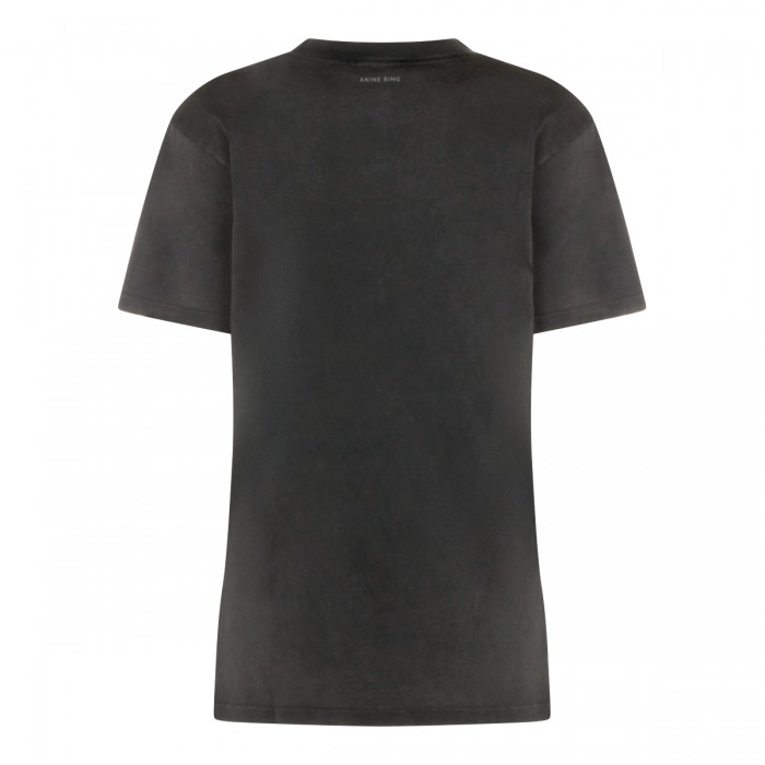 BLACK COTTON LILI TEE HORSE... 2