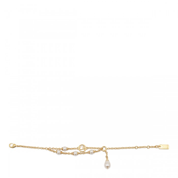GOLD AND PEARLY BRAS BRACELET