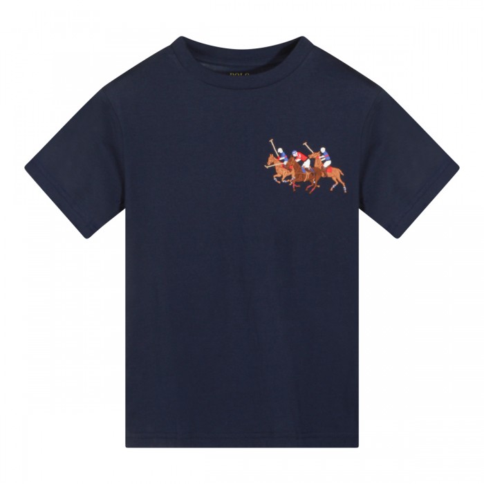 BLUE COTTON T-SHIRT