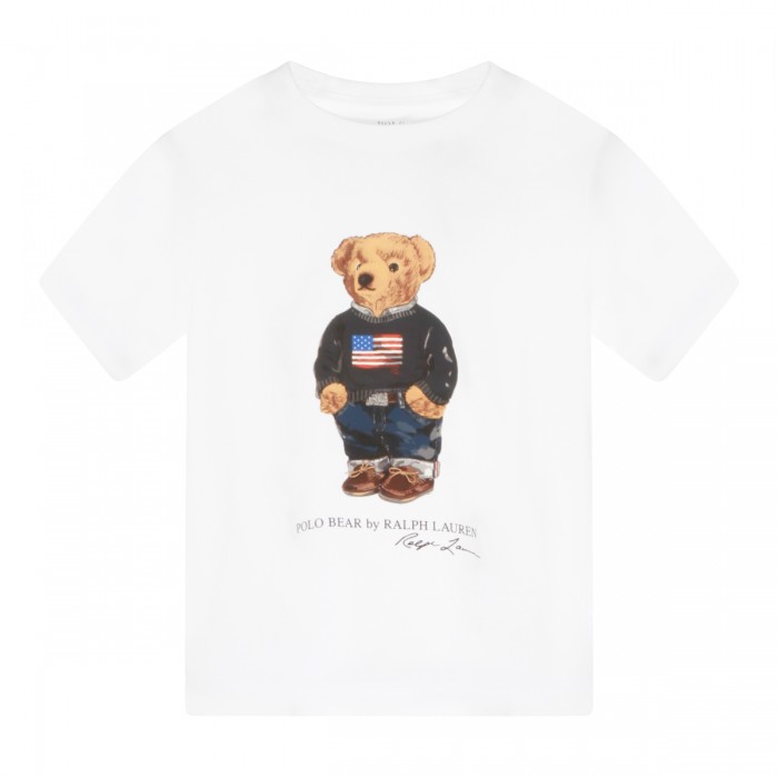 WHITE COTTON T-SHIRT