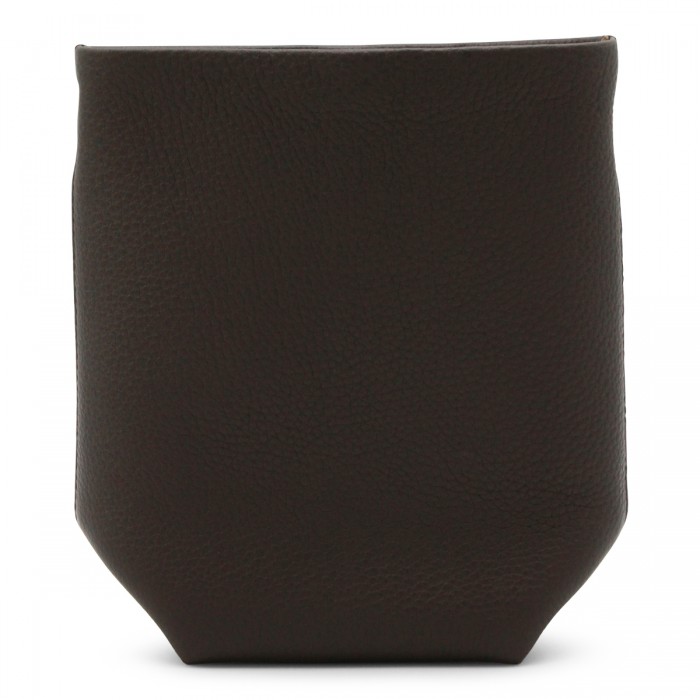 DEEP BROWN LEATHER N/S PARK...