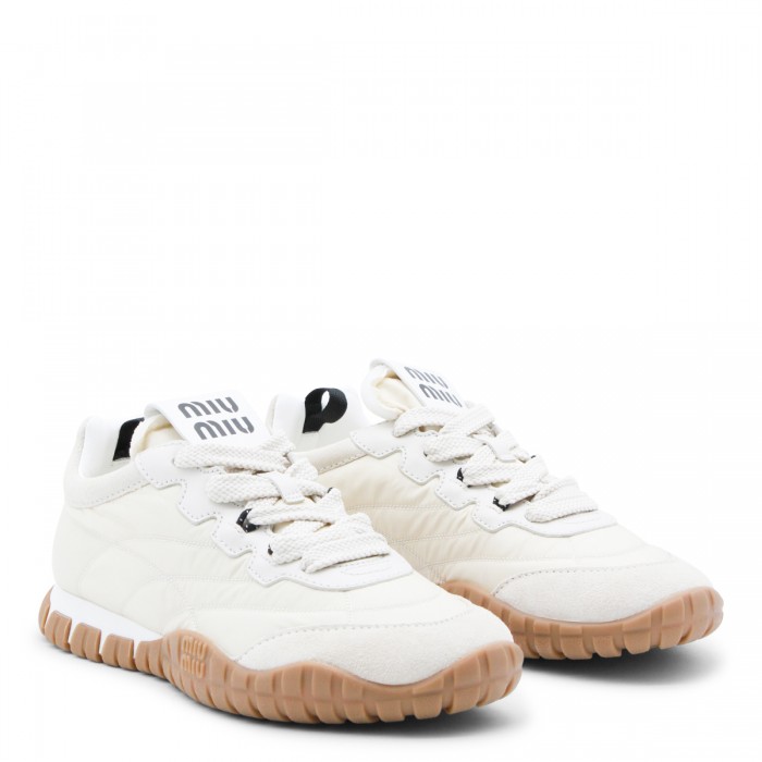 IVORY LEATHER SNEAKERS 2