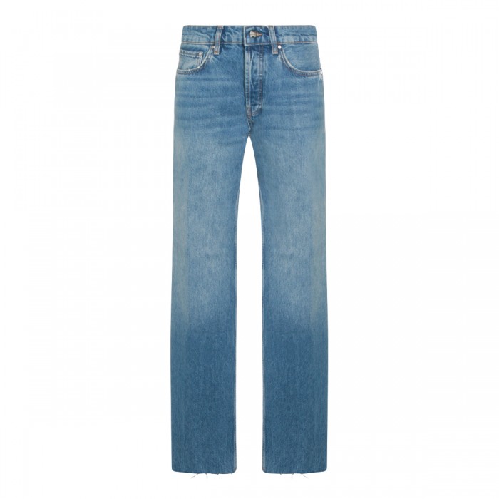 LIGHT BLUE COTTON JEANS