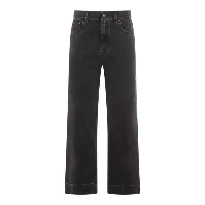 ASPHALT BLACK COTTON JEANS