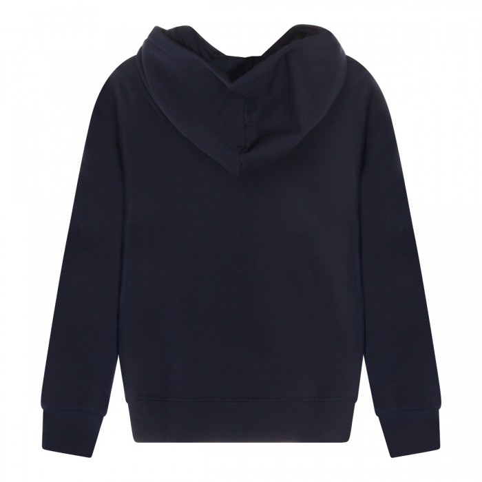 BLUE COTTON BLEND SWEATSHIRT 2
