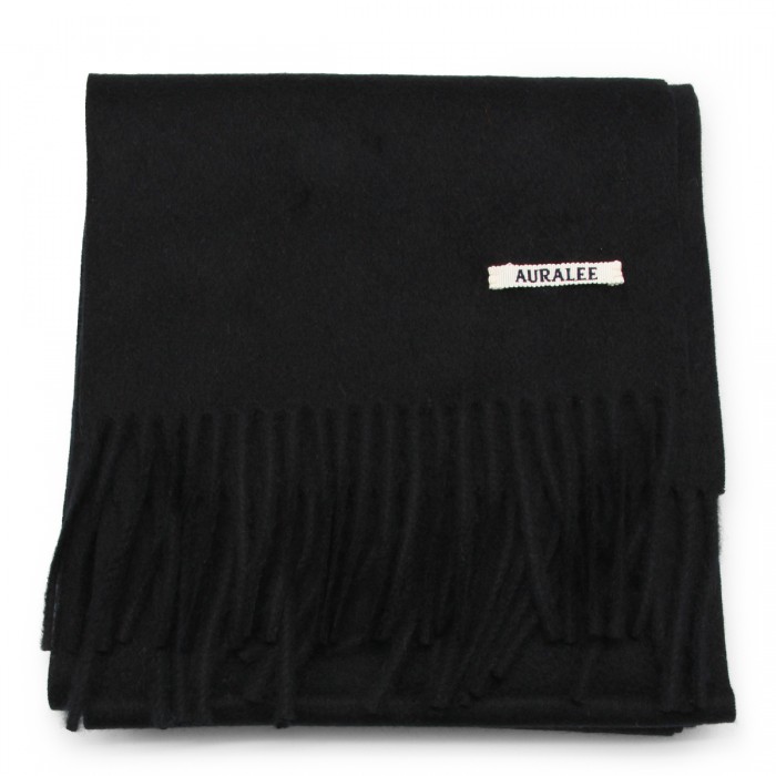 TOP BLACK CASHMERE SCARF