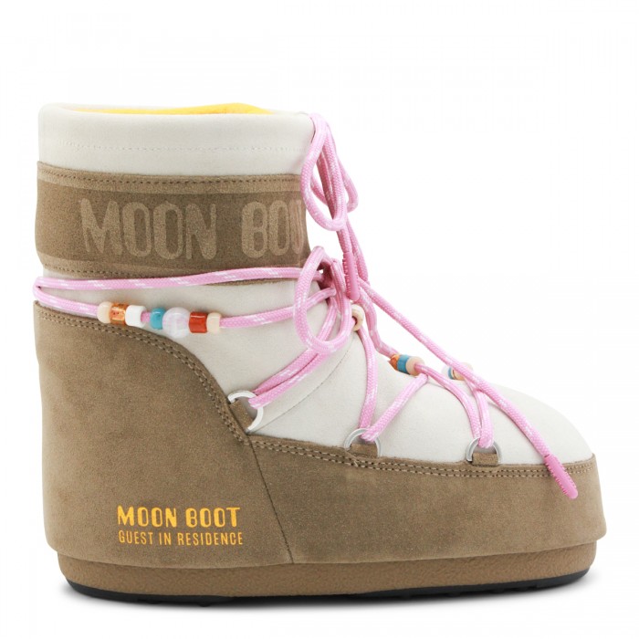 HONEY AND WHITE BOOTS