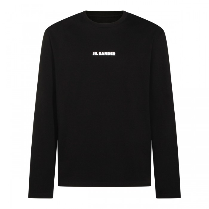 BLACK COTTON T-SHIRT