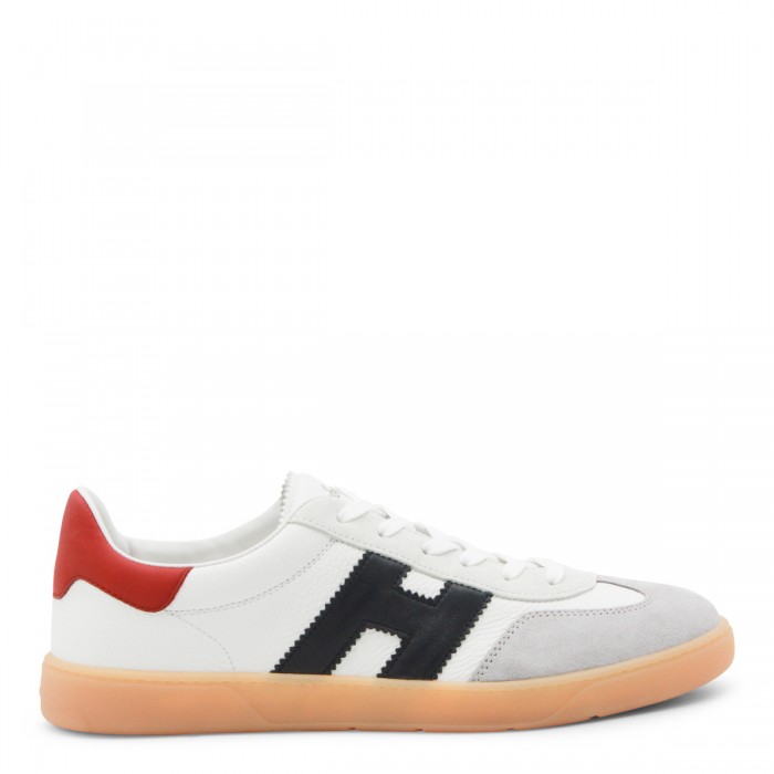 WHITE LEATHER SNEAKERS