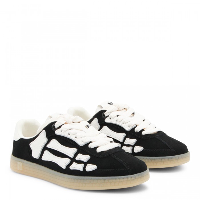 BLACK LEATHER SNEAKERS 2