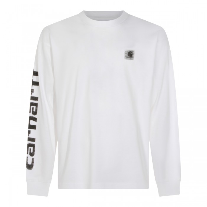 WHITE COTTON T-SHIRT