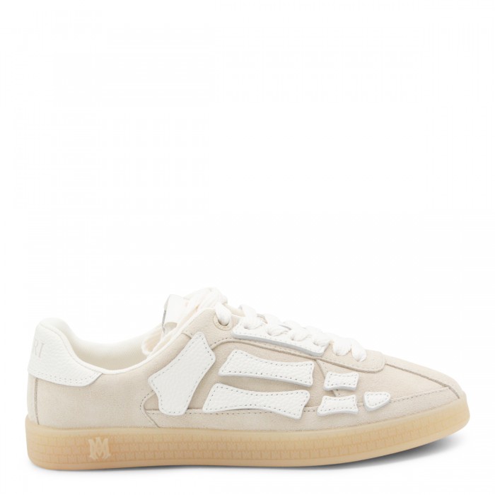 BEIGE LEATHER SNEAKERS