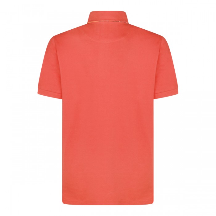 ORANGE COTTON POLO SHIRT 2