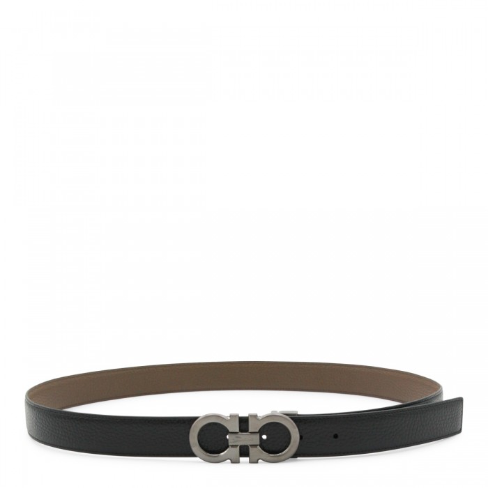BLACK LEATHER BELT