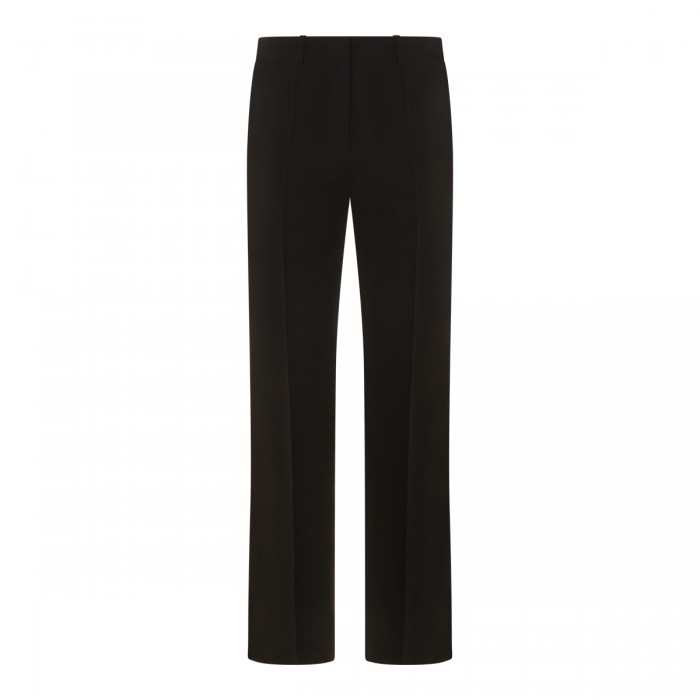 BLACK WOOL PANTS
