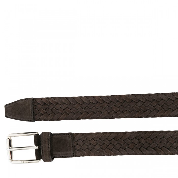 DARK BROWN LEATHER BELT 2