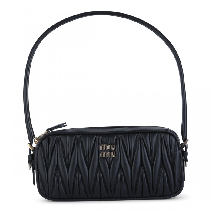 BLACK LEATHER MINI BAG