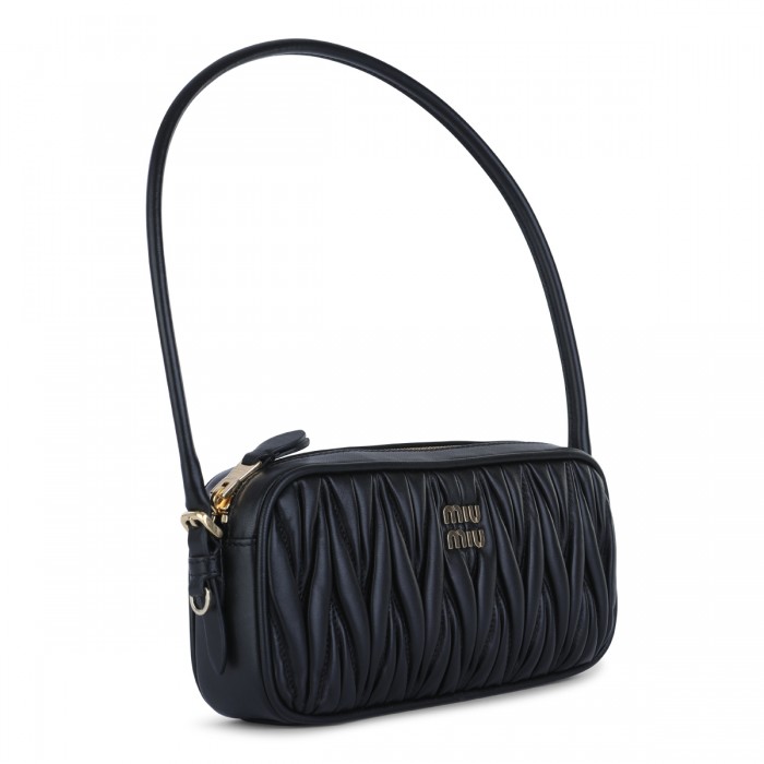 BLACK LEATHER MINI BAG 2