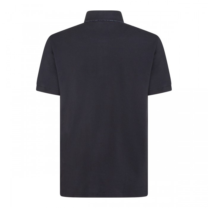 NAVY COTTON POLO SHIRT 2