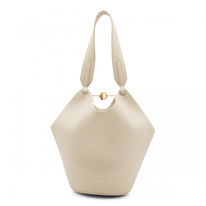 IVORY LEATHER SATCHEL