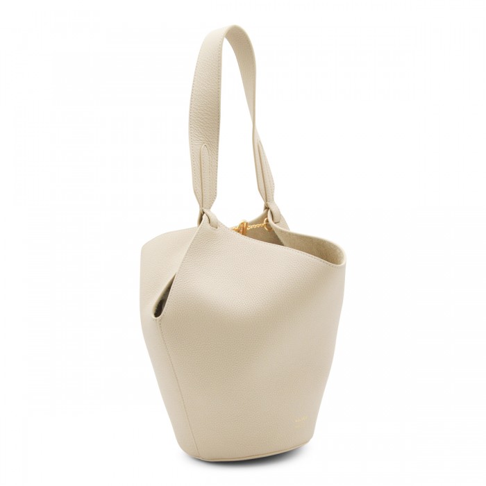 IVORY LEATHER SATCHEL 2