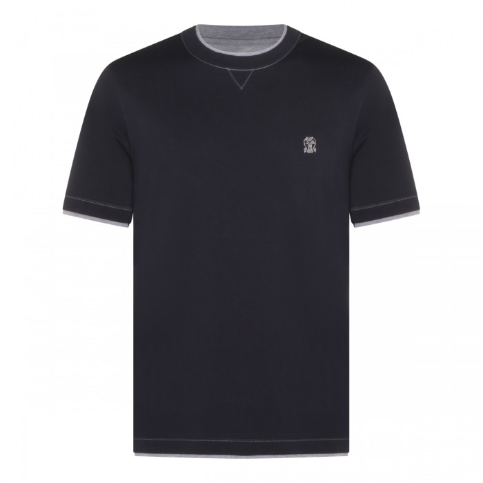 NAVY COTTON T-SHIRT