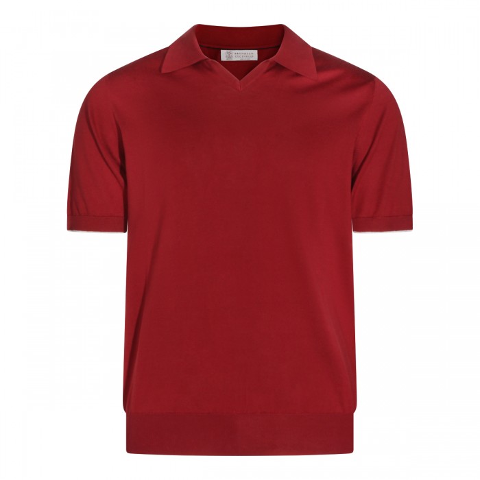 CHERRY COTTON POLO SHIRT