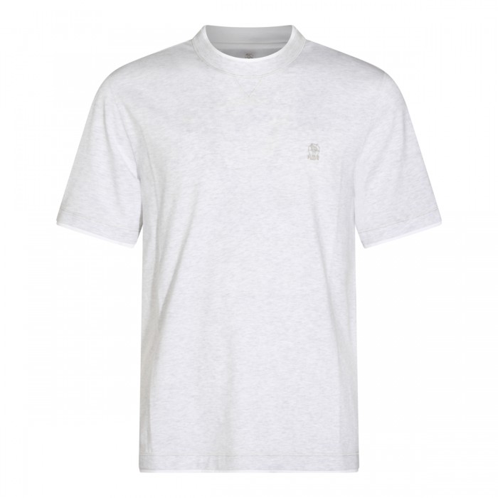 LIGHT GREY COTTON T-SHIRT