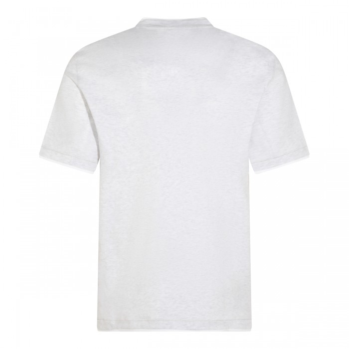 LIGHT GREY COTTON T-SHIRT 2