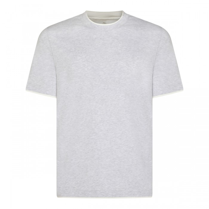 LIGHT GREY COTTON T-SHIRT
