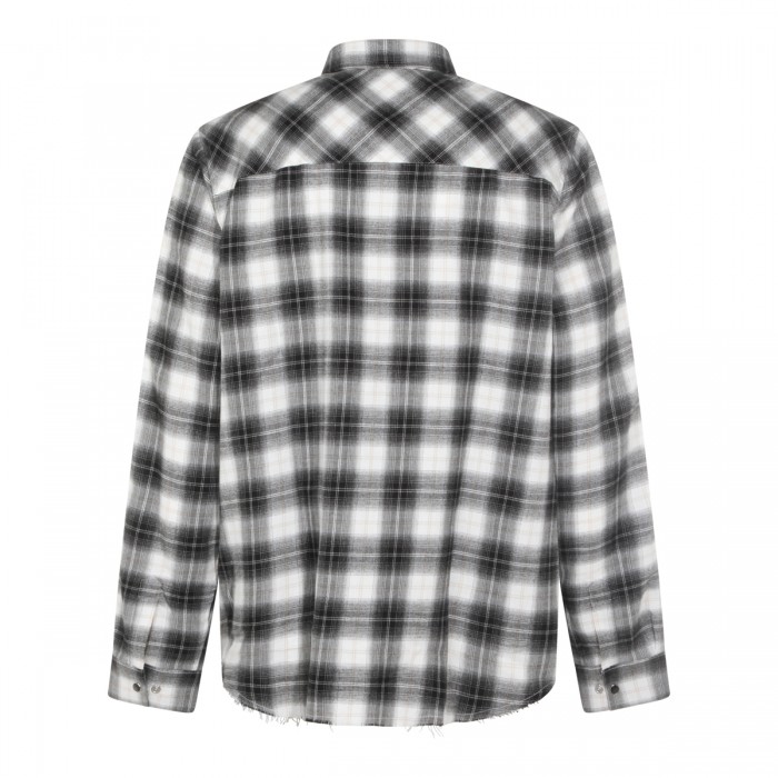 BLACK AND WHITE COTTON SHIRT 2