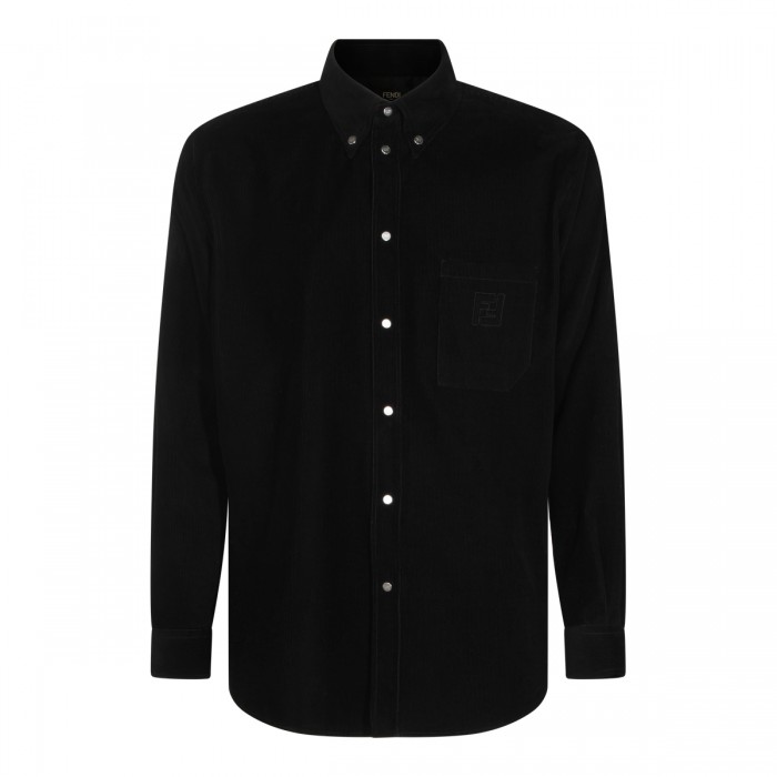 BLACK COTTON SHIRT