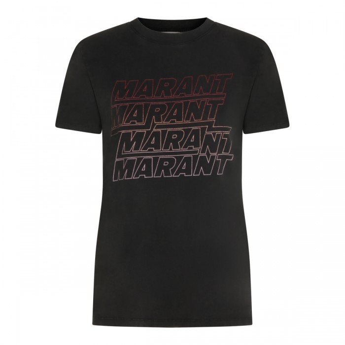 BLACK COTTON T-SHIRT