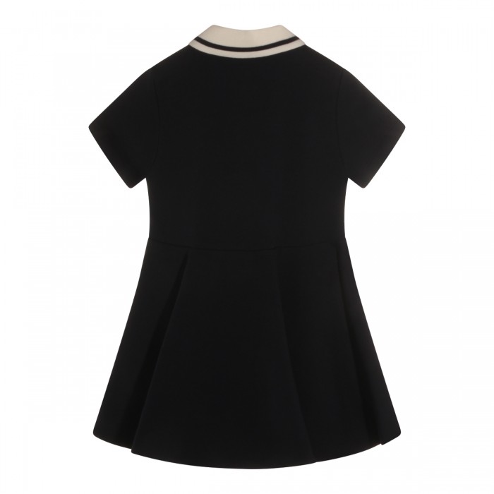 DARK BLUE COTTON DRESS 2