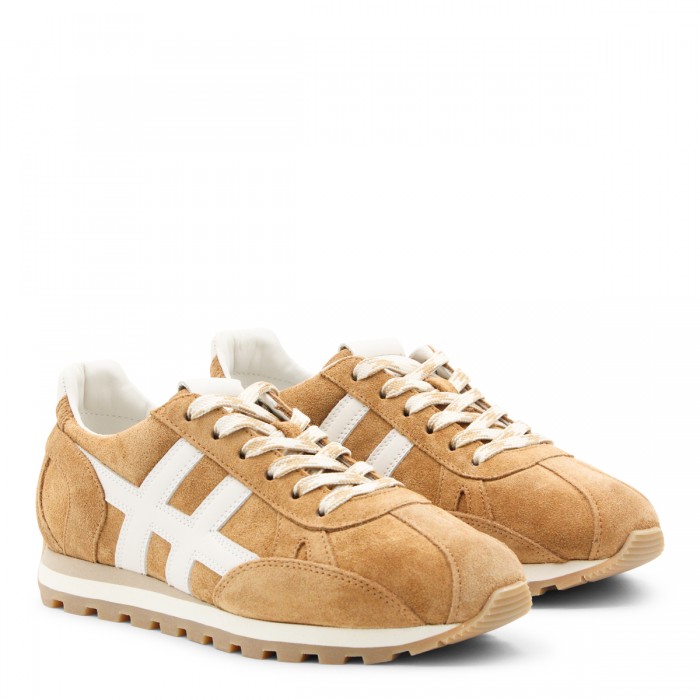 COGNAC LEATHER SNEAKERS 2