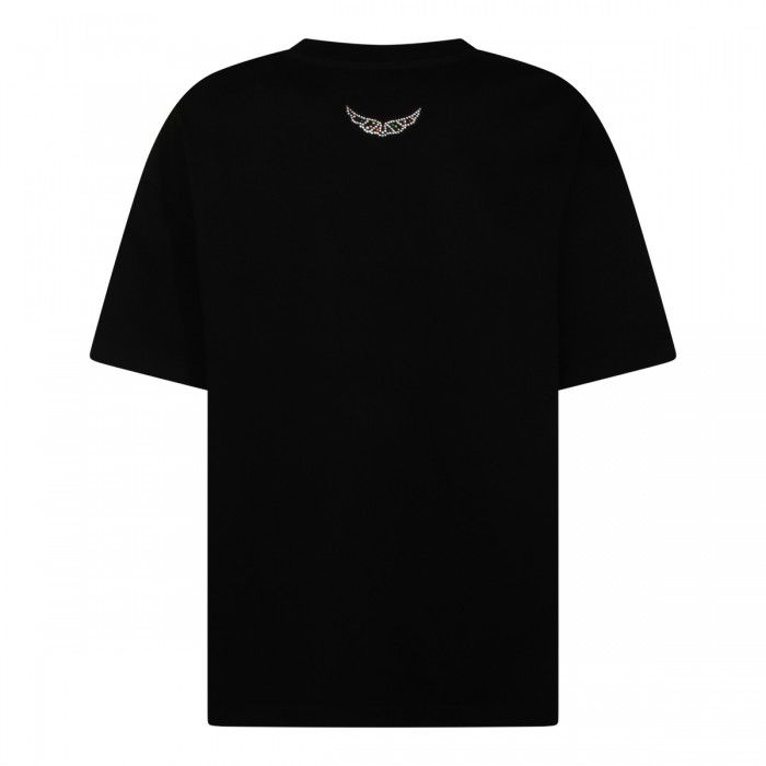 BLACK COTTON T-SHIRT 2