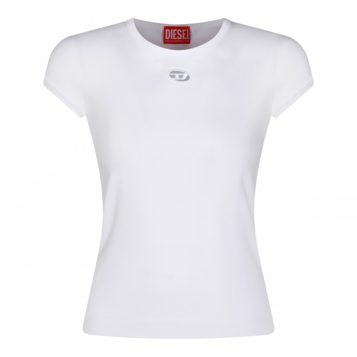 WHITE COTTON T-SHIRT