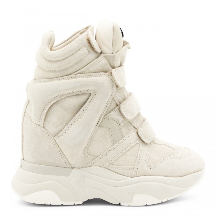 BEIGE LEATHER SNEAKERS